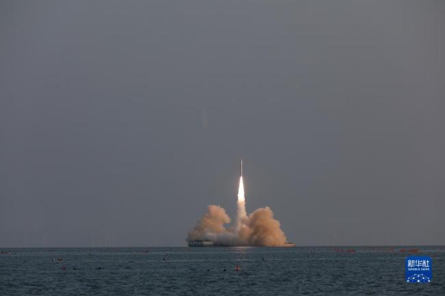 谷(gǔ)神星一号(hào)海射型運(yùn)載火箭成(chéng)功發射