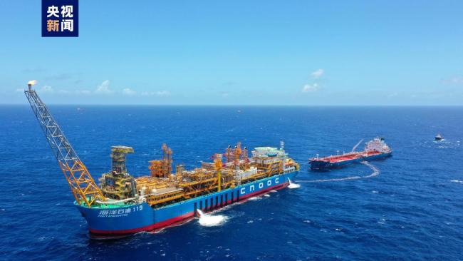 我國自(zi)主開發深(shēn)水油田群(qun)原油産量(liang)突破1000萬噸(dun)