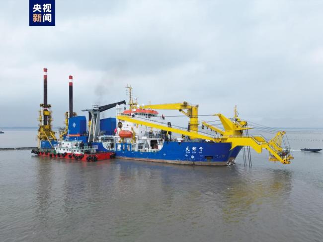 “天鲸号”投(tóu)入平陸運河建設(shè)施工